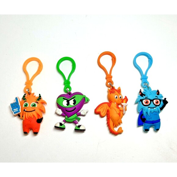 American Heart Association Kids Challenge Keychain Lot of 4 Backpack Clip - Picture 2 of 5